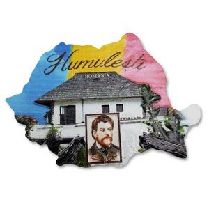 Humulesti‎ Romania Resin Fridge Magnet Travel Souvenir Collectible Tourist Gift